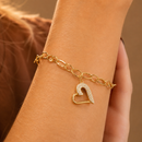 Pulseira Pingente Coração