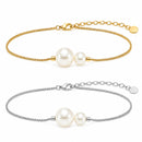 Pulseira Veneziana Pérolas Flutuantes